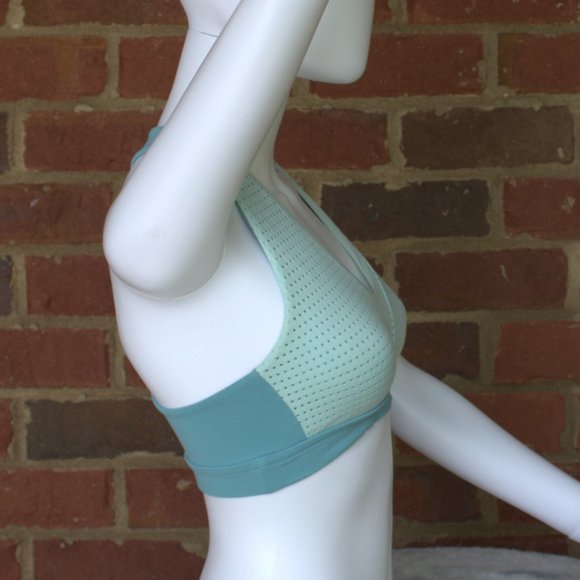 Aerie Chill. Play. Move. Teal Racerback Sports Bra | Size S | Good Condition - Picture 4 of 13